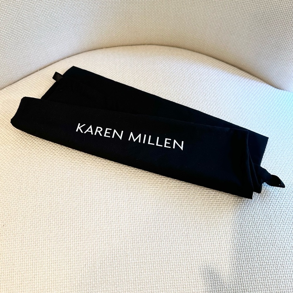 Karen Millen Black Drawstring Dust Bag-Like New.